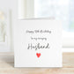 Husband 50th Birthday Card, Birthday Card For Husband, Any Age Birthday Card