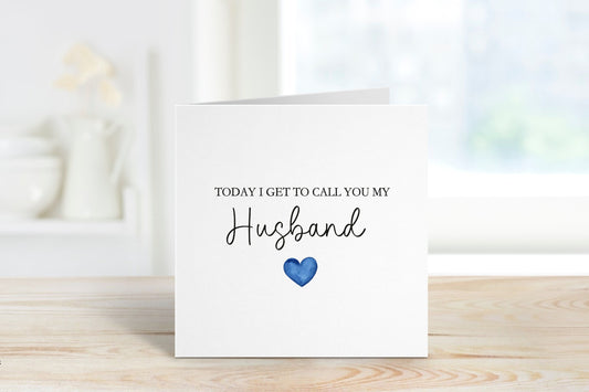 Husband To Be Wedding Day Card, Wedding Day Card For Husband To Be, Wedding Day Card For Groom