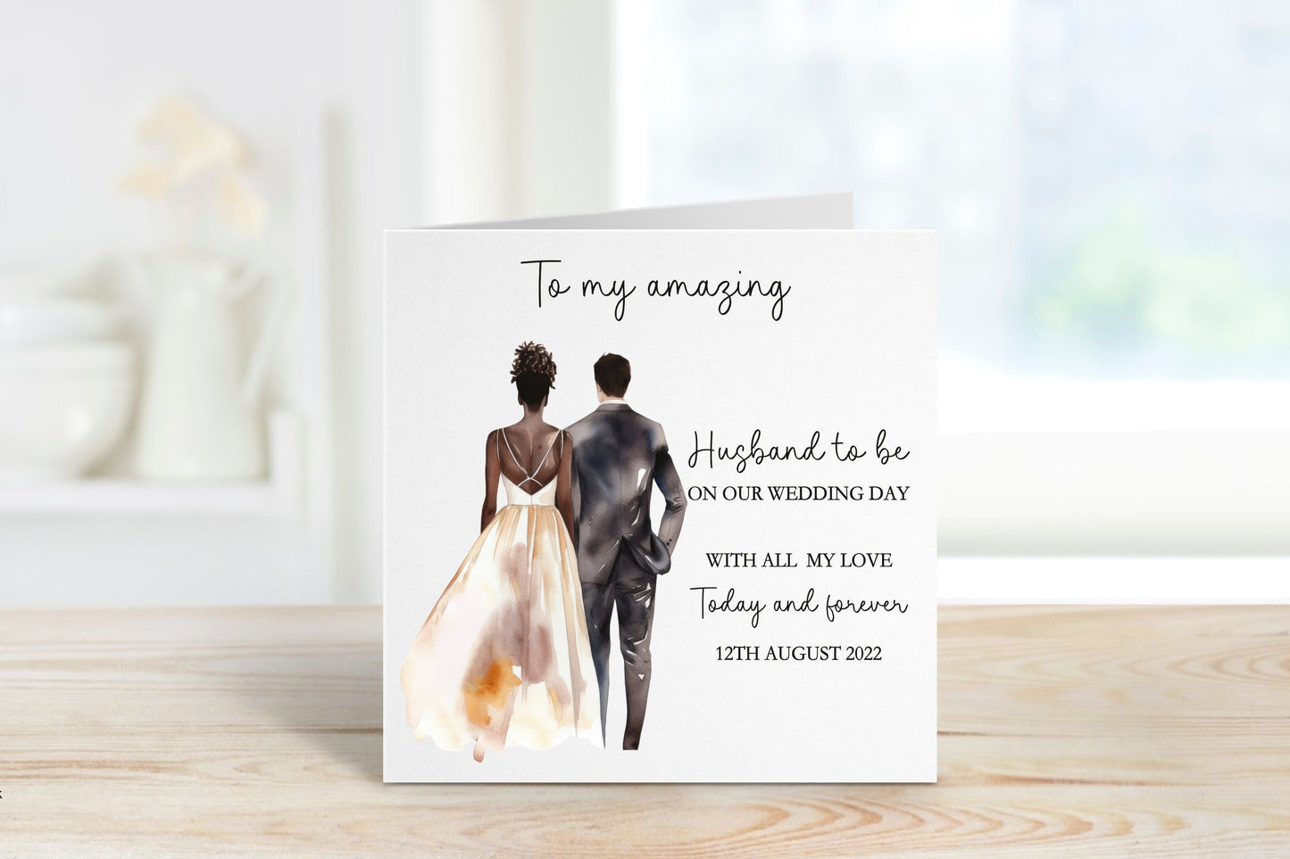 Husband To Be Wedding Day Card, Wedding Day Card For Husband To Be, Wedding Day Card For Groom