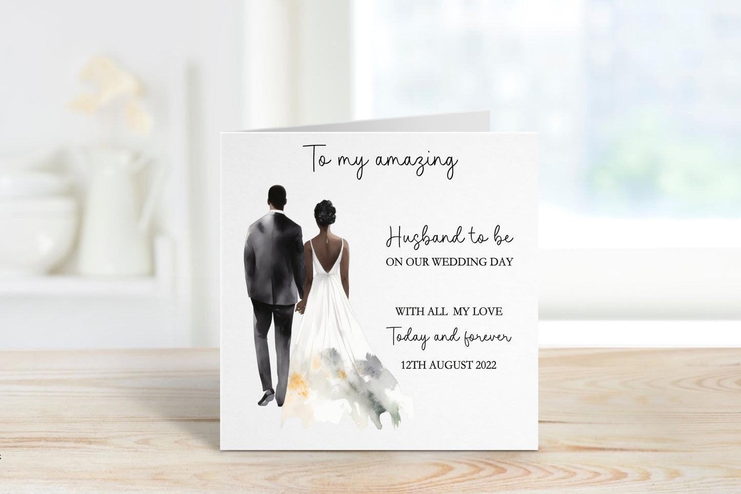 Husband To Be Wedding Day Card, Wedding Day Card For Husband To Be, Wedding Day Card For Groom