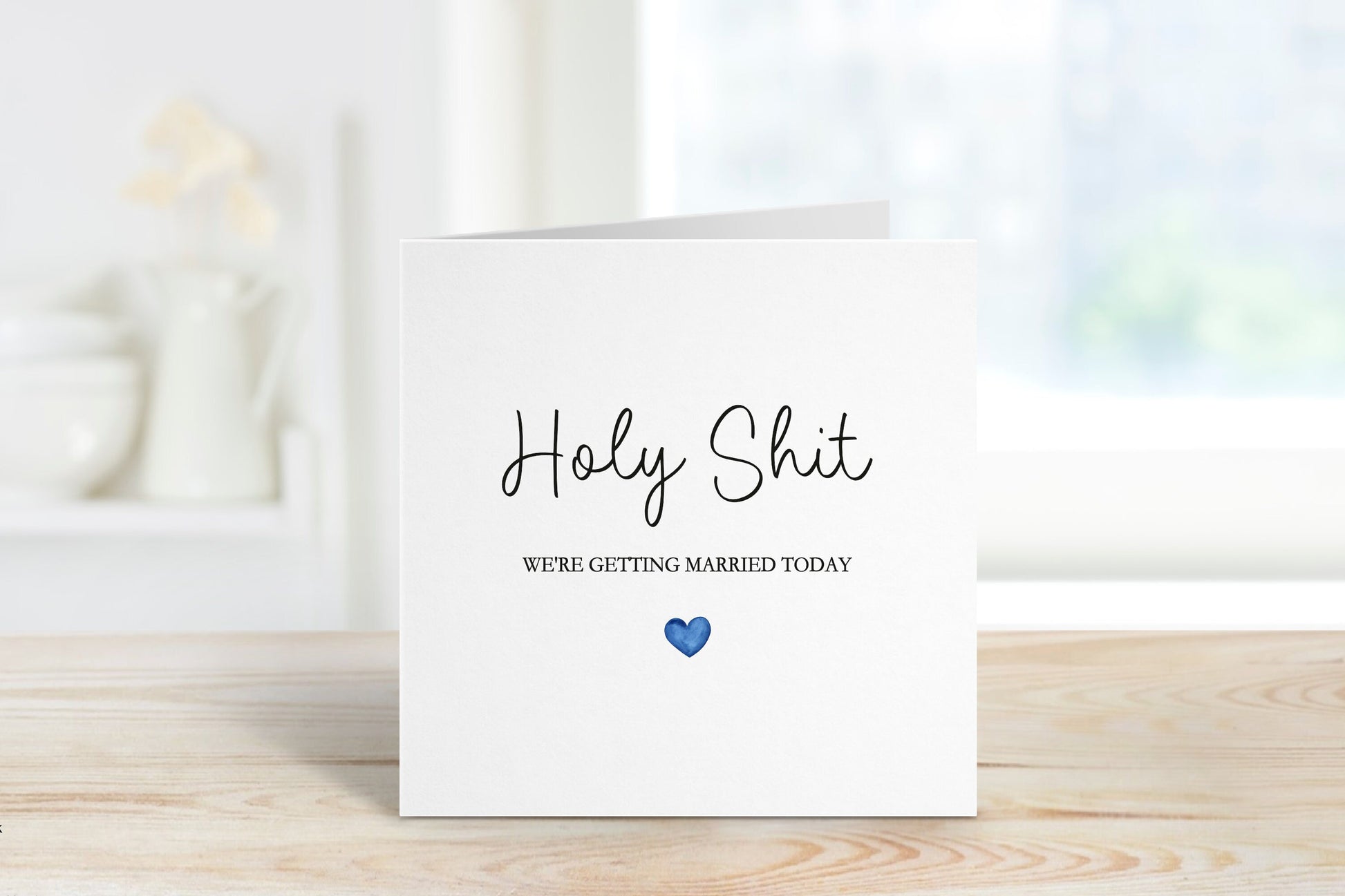 Holy Shit Wedding Card, Husband To Be Wedding Day Card, Wedding Day Card For Husband To Be, Wedding Day Card For Groom