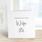 Wife To Be Wedding Day Card, Wedding Day Card For WifeTo Be, Wedding Day Card For Bride, For My Bride On Our Wedding Day