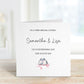 Lesbian Wedding Card, Wedding Day Card For A Special Couple, Wedding Card For Bride And Bride, Personalised Wedding Day Card