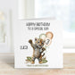 Godson 3rd Birthday Card, 3rd Birthday Card For Godson Personalised Godson 3rd Birthday Card, Tiger Cub Birthday Card, Any Age Card, 2nd,