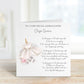 Great Granddaughter Christening Card, Christening Card For Great Granddaughter, Personalised Christening Card