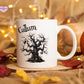 Personalised Vintage Halloween Mug, Halloween Mug, Autumn Mug, Personalised Halloween Mug, Vintage Halloween Skeleton Mug