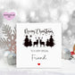 Granddaughter Christmas Card, Christmas Card For Granddaughter, Personalised Christmas Card, Christmas Scene