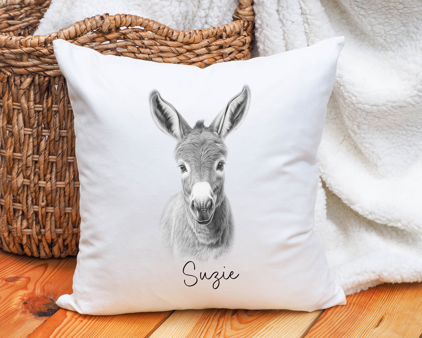 Sketchy Lion Cub Cushion, Personalised Lion Cub Cushion Gift, Cushion For Animal Lovers