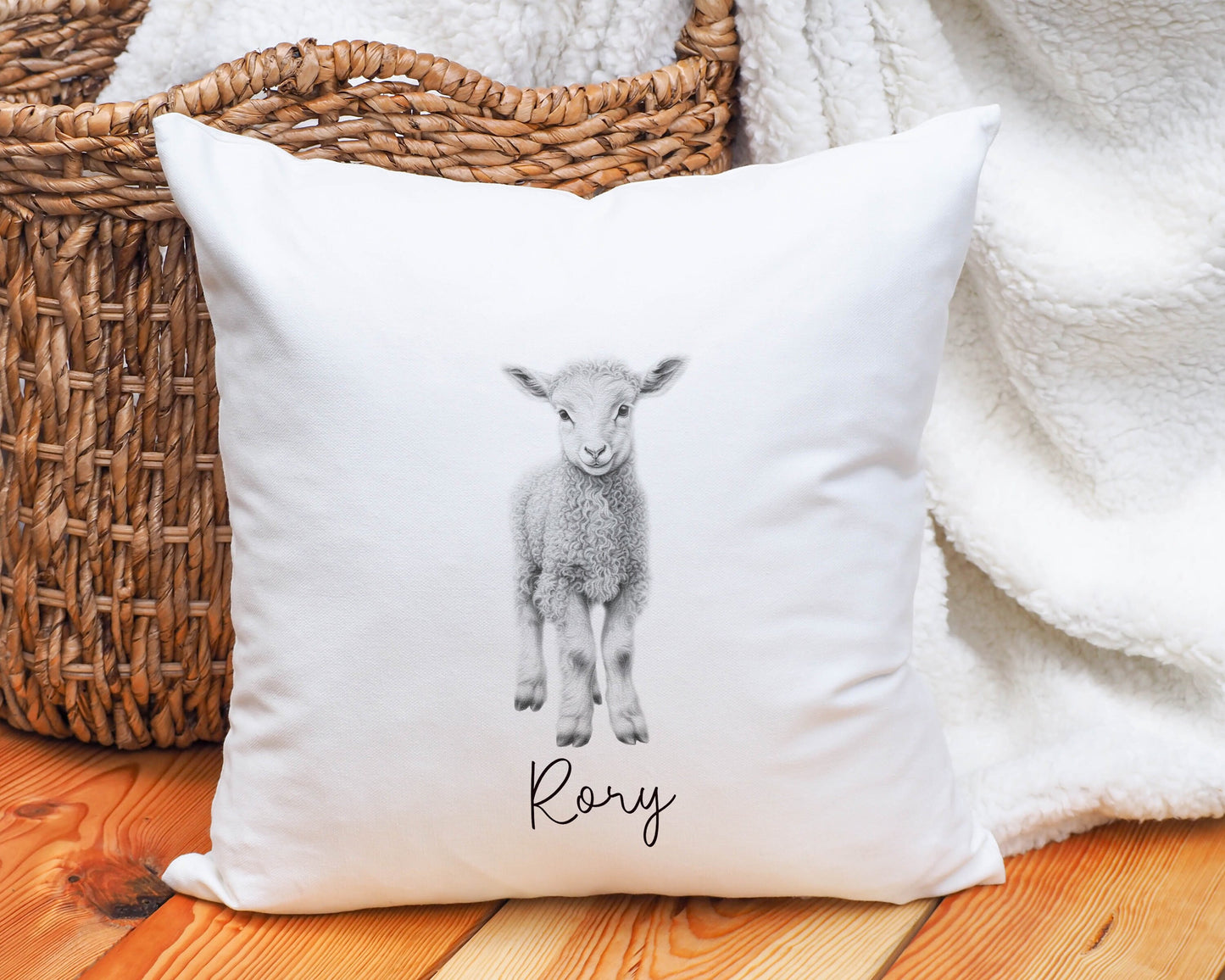 Sketchy Lion Cub Cushion, Personalised Lion Cub Cushion Gift, Cushion For Animal Lovers