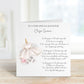 Niece Christening Card, Christening Card For Niece, Personalised Christening Card