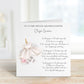 Niece Christening Card, Christening Card For Niece, Personalised Christening Card