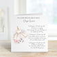 Niece Christening Card, Christening Card For Niece, Personalised Christening Card