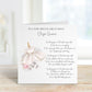 Great Granddaughter Christening Card, Christening Card For Great Granddaughter, Personalised Christening Card