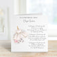 Granddaughter Christening Card, Christening Card For Granddaughter, Personalised Christening Card