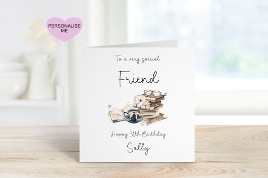 Personalised Special Friend Birthday Card, Friend Birthday Card, Birthday Cards For Any age, 60th Birthday For Friend