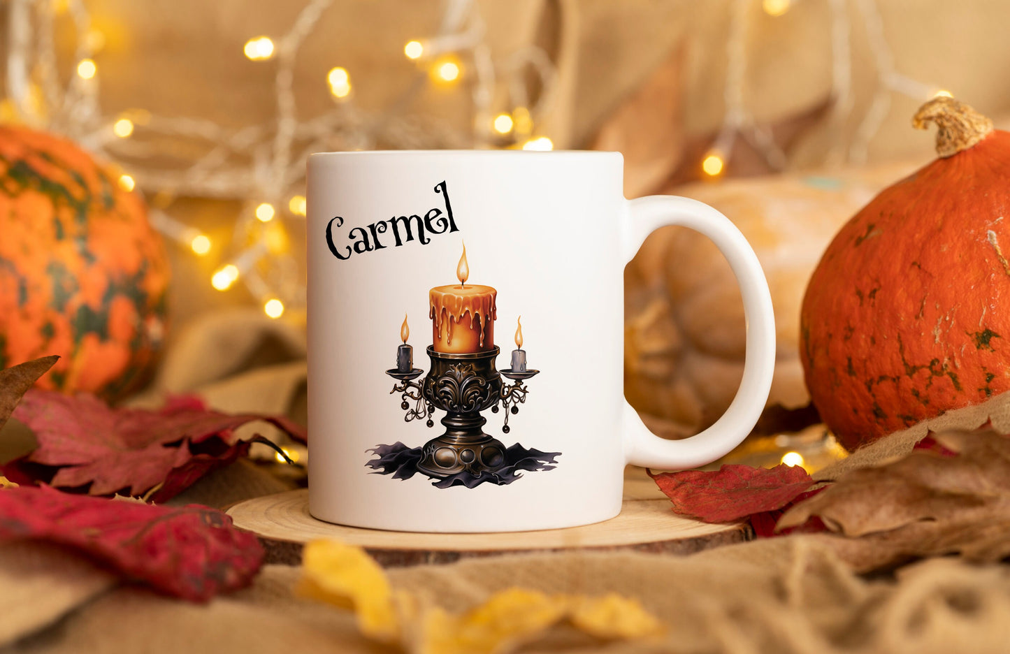 Personalised Vintage Pumpkin Halloween Mug, Halloween Mug, Autumn Mug, Personalised Halloween Mug, Vintage Halloween Mug
