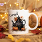 Personalised Vintage Halloween Mug, Halloween Mug, Autumn Mug, Personalised Halloween Mug, Vintage Halloween Teapot Mug