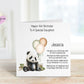 Daughter 4th Birthday Card, Birthday Card For Daughter, Any Age Card, 1st, 2nd, 3rd, 4th, 5th, 6th, Personalised Card, Panda Card, Poem Card