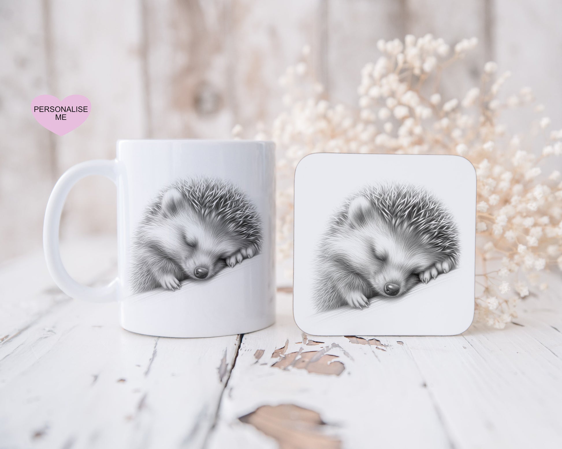 Lion Cub Mug, Personalised Lion Cub Gift, Personalised Sketchy Animal Mug Gift, Lion Cub Mug Gift
