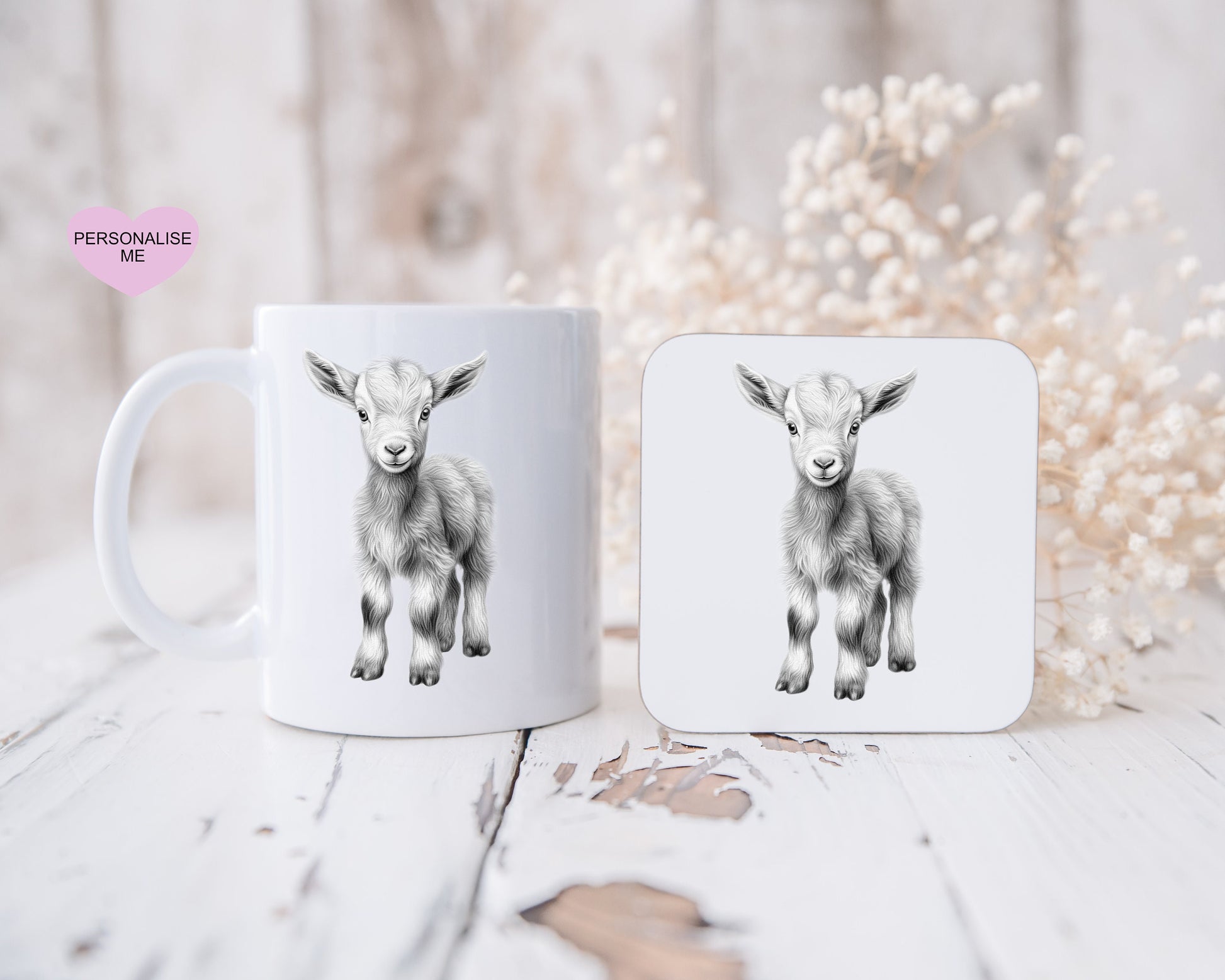 Lion Cub Mug, Personalised Lion Cub Gift, Personalised Sketchy Animal Mug Gift, Lion Cub Mug Gift