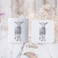 Farmyard Animal Gift, Farmyard Gift, Personalised Sketchy Animal Mug Gift, Baby Goat Mug Gift