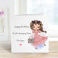 Great Granddaughter 13th Birthday Card, Birthday Card For Great Granddaughter, Personalised Birthday Card, Any Age Card