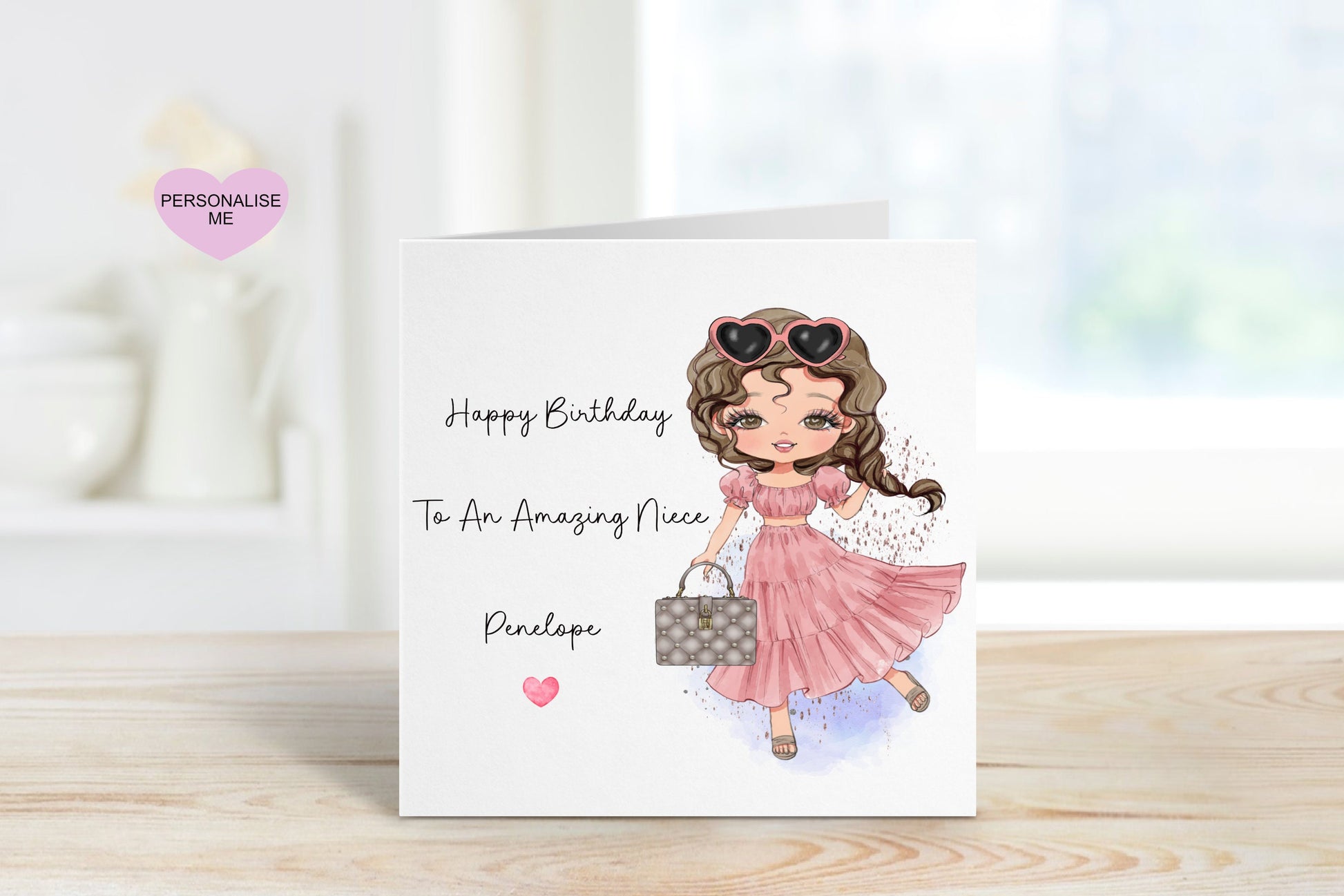Granddaughter 13th Birthday Card, Birthday Card For Granddaughter, Personalised Birthday Card, Any Age Card, Granddaughter Birthday Card