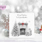 Mum & Dad Christmas Card, Christmas Card For Mum And Dad, Personalised Christmas Card, Christmas Fireplace Card, Any Title
