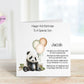 Daughter 4th Birthday Card, Birthday Card For Daughter, Any Age Card, 1st, 2nd, 3rd, 4th, 5th, 6th, Personalised Card, Panda Card, Poem Card