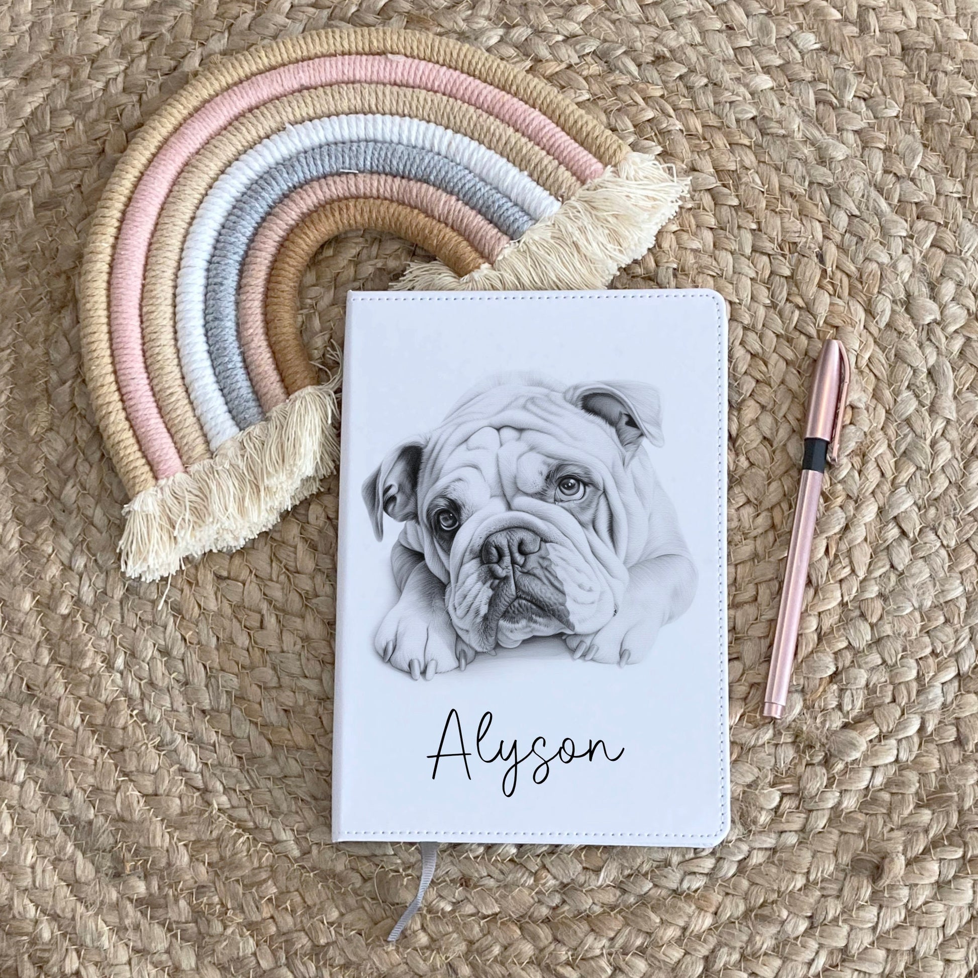 Bulldog Birthday Card, Personalised Bulldog Card, Birthday Card For Bulldog Lovers