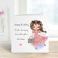 Niece 13th Birthday Card, Birthday Card For Niece, Personalised Birthday Card, Any Age Card, Niece Birthday Card