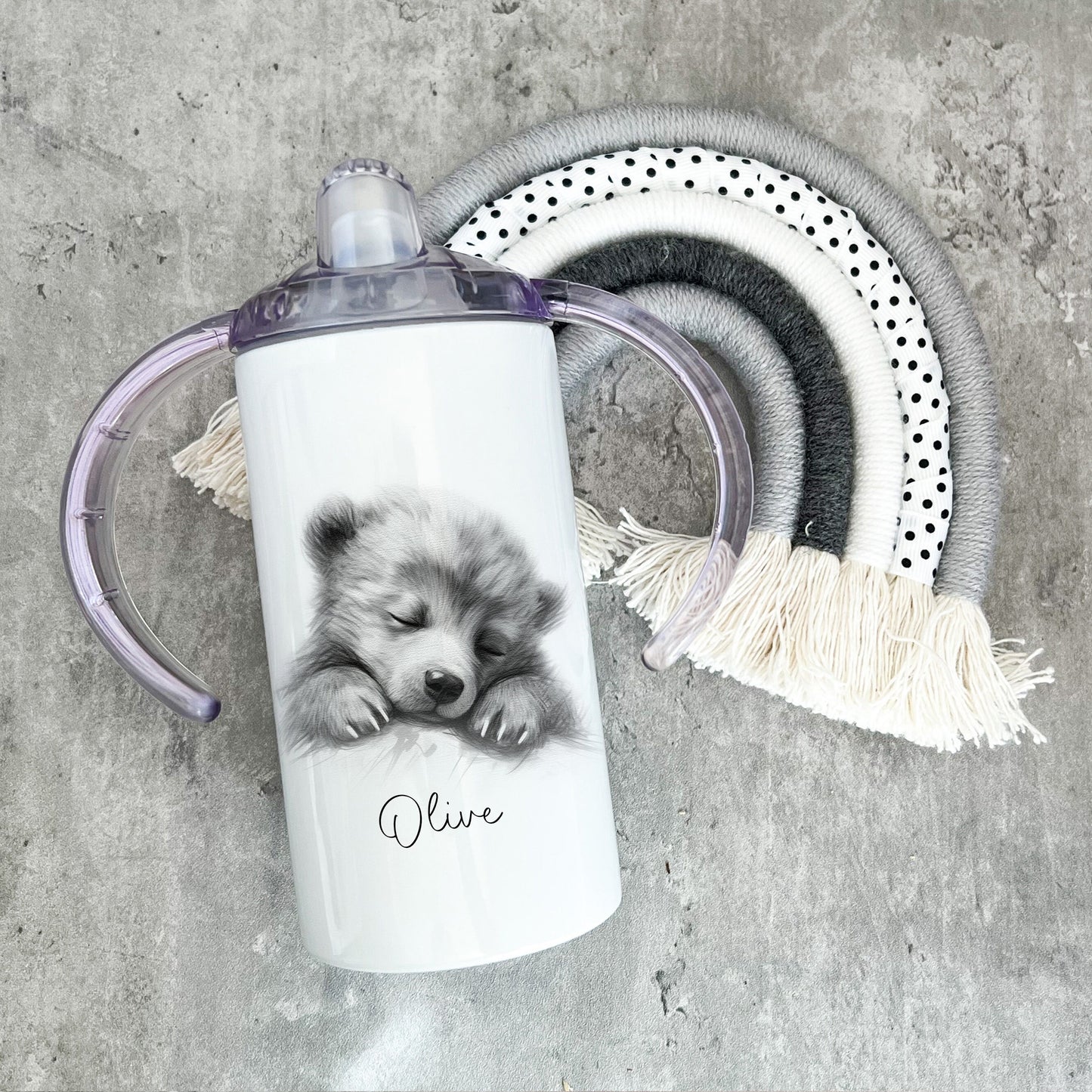 Sleepy Bear Hot Water Bottle, Personalised Bear Hot Water Bottle Gift, Gift For Granddaughter, Gift For Mum, Gift For Friend