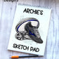 Sketch Book, Personalised Sketchbook, Rugby Design Drawing Book, Rugby Gift, Stocking Filler, Christmas Gift