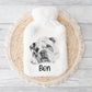 Hot Water Bottle, Hot Water Bottle Cover, Bulldog Design Hot Water Bottle, Hot Water Bottle Gift Set
