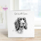 Get Well Soon Card, Dog Design Get Well Soon Card, Personalised Dog Get Well Soon Card