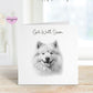 Get Well Soon Card, Dog Design Get Well Soon Card, Personalised Dog Get Well Soon Card