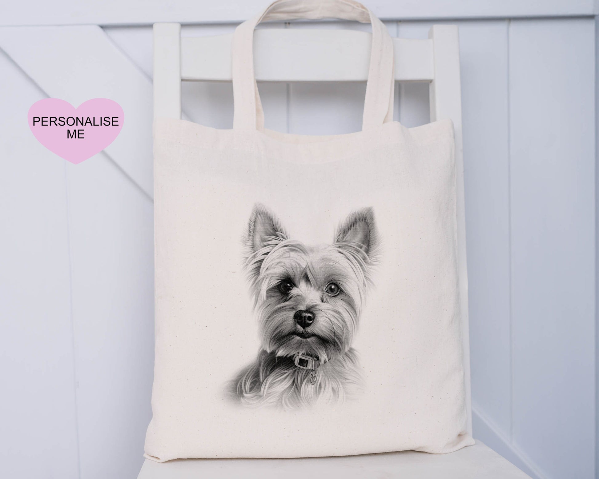 Dog Tote Bag, Personalised Tote Bag, Rottweiler, Black Lab, Golden Lab, Cockapoo, Yorkie, Pitbull, Staff, Springer Spaniel, Cocker, Samoyed