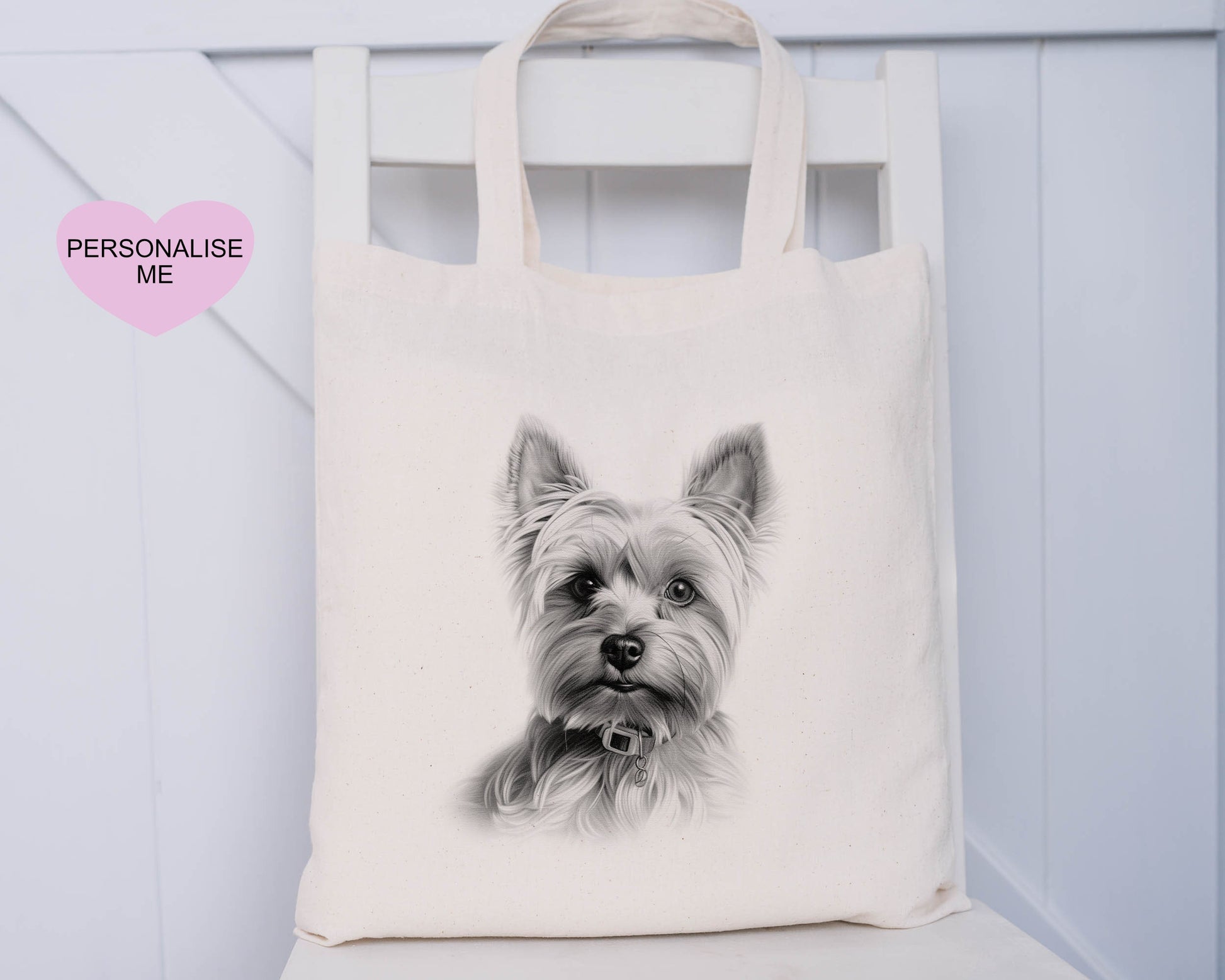 Dog Tote Bag, Personalised Tote Bag, Rottweiler, Black Lab, Golden Lab, Cockapoo, Yorkie, Pitbull, Staff, Springer Spaniel, Cocker, Samoyed