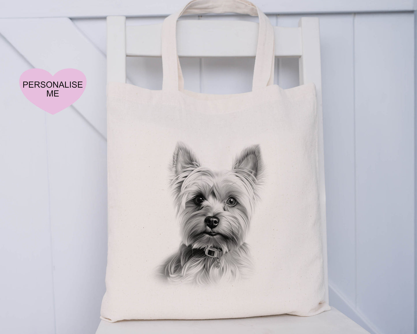 Dog Tote Bag, Personalised Tote Bag, Rottweiler, Black Lab, Golden Lab, Cockapoo, Yorkie, Pitbull, Staff, Springer Spaniel, Cocker, Samoyed