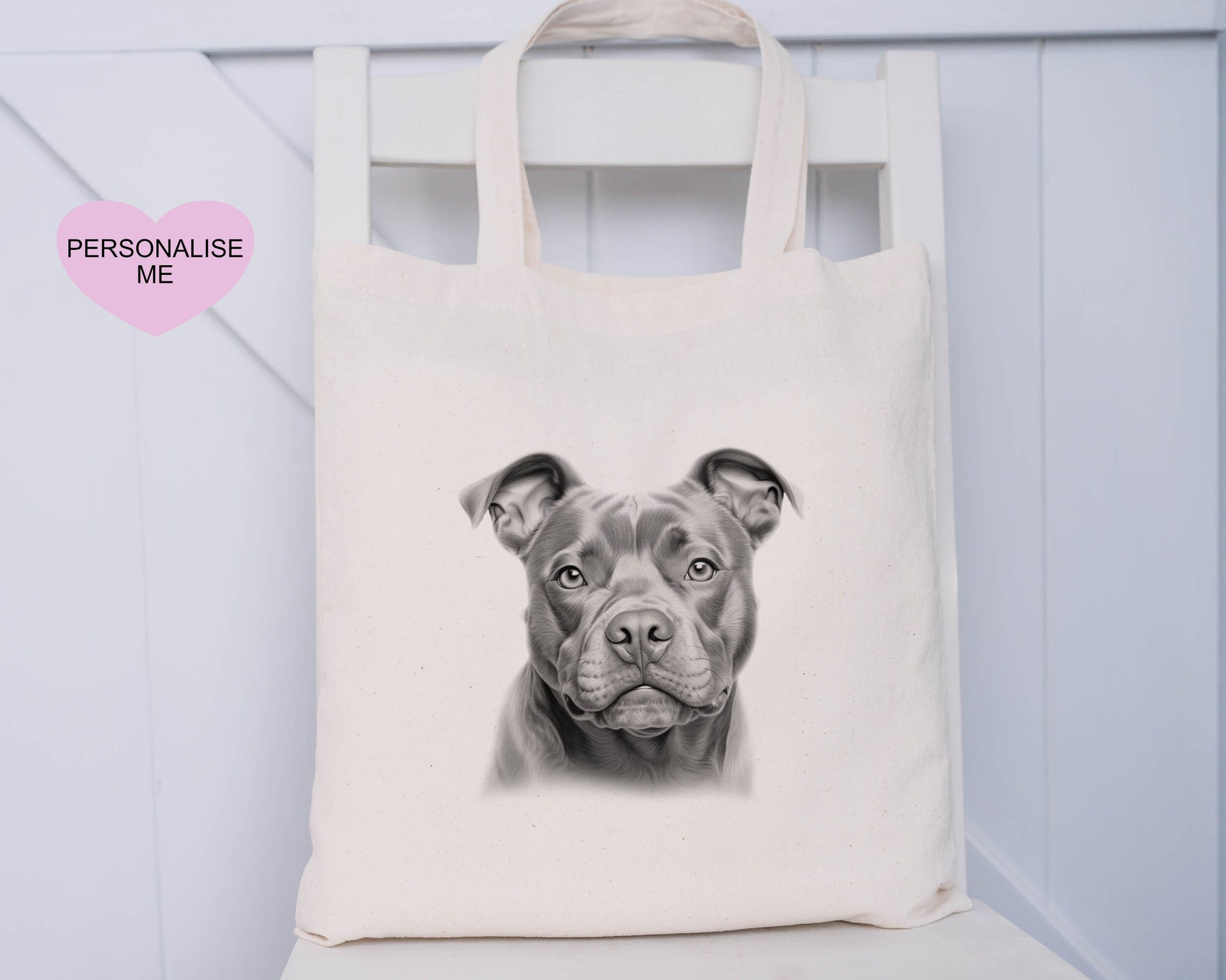 Dog Tote Bag, Personalised Tote Bag, Rottweiler, Black Lab, Golden Lab, Cockapoo, Yorkie, Pitbull, Staff, Springer Spaniel, Cocker, Samoyed