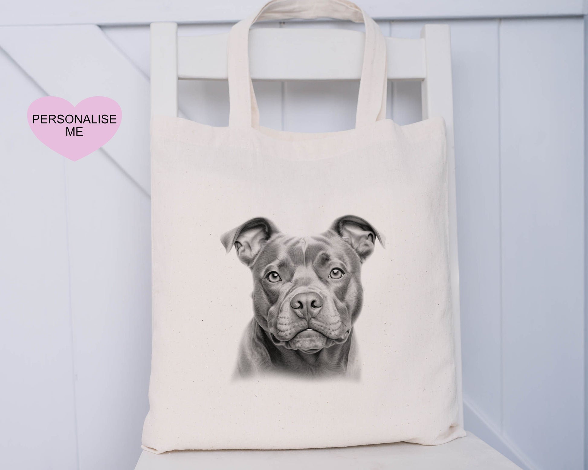 Dog Tote Bag, Personalised Tote Bag, Rottweiler, Black Lab, Golden Lab, Cockapoo, Yorkie, Pitbull, Staff, Springer Spaniel, Cocker, Samoyed