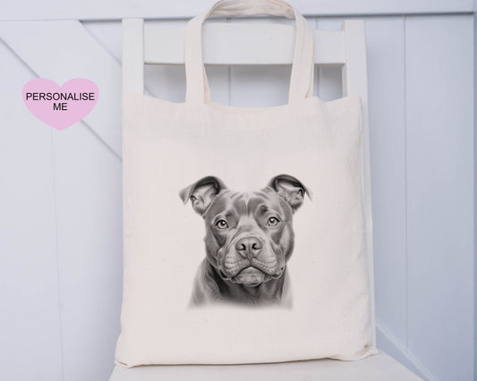 Dog Tote Bag, Personalised Tote Bag, Rottweiler, Black Lab, Golden Lab, Cockapoo, Yorkie, Pitbull, Staff, Springer Spaniel, Cocker, Samoyed