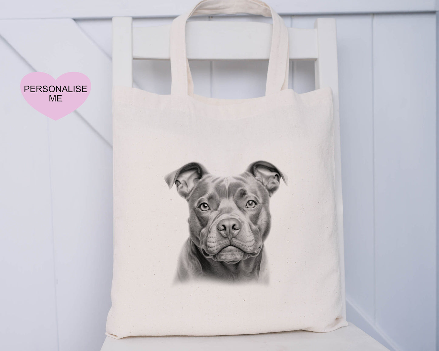 Dog Tote Bag, Personalised Tote Bag, Rottweiler, Black Lab, Golden Lab, Cockapoo, Yorkie, Pitbull, Staff, Springer Spaniel, Cocker, Samoyed