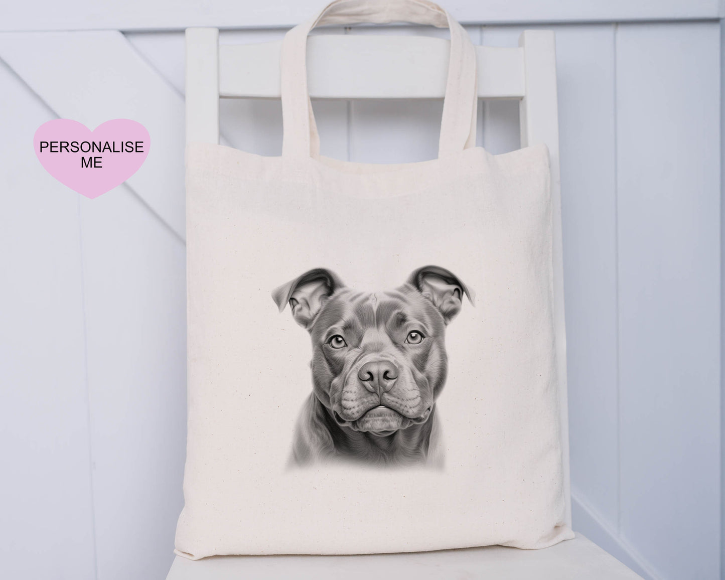 Dog Tote Bag, Personalised Tote Bag, Rottweiler, Black Lab, Golden Lab, Cockapoo, Yorkie, Pitbull, Staff, Springer Spaniel, Cocker, Samoyed