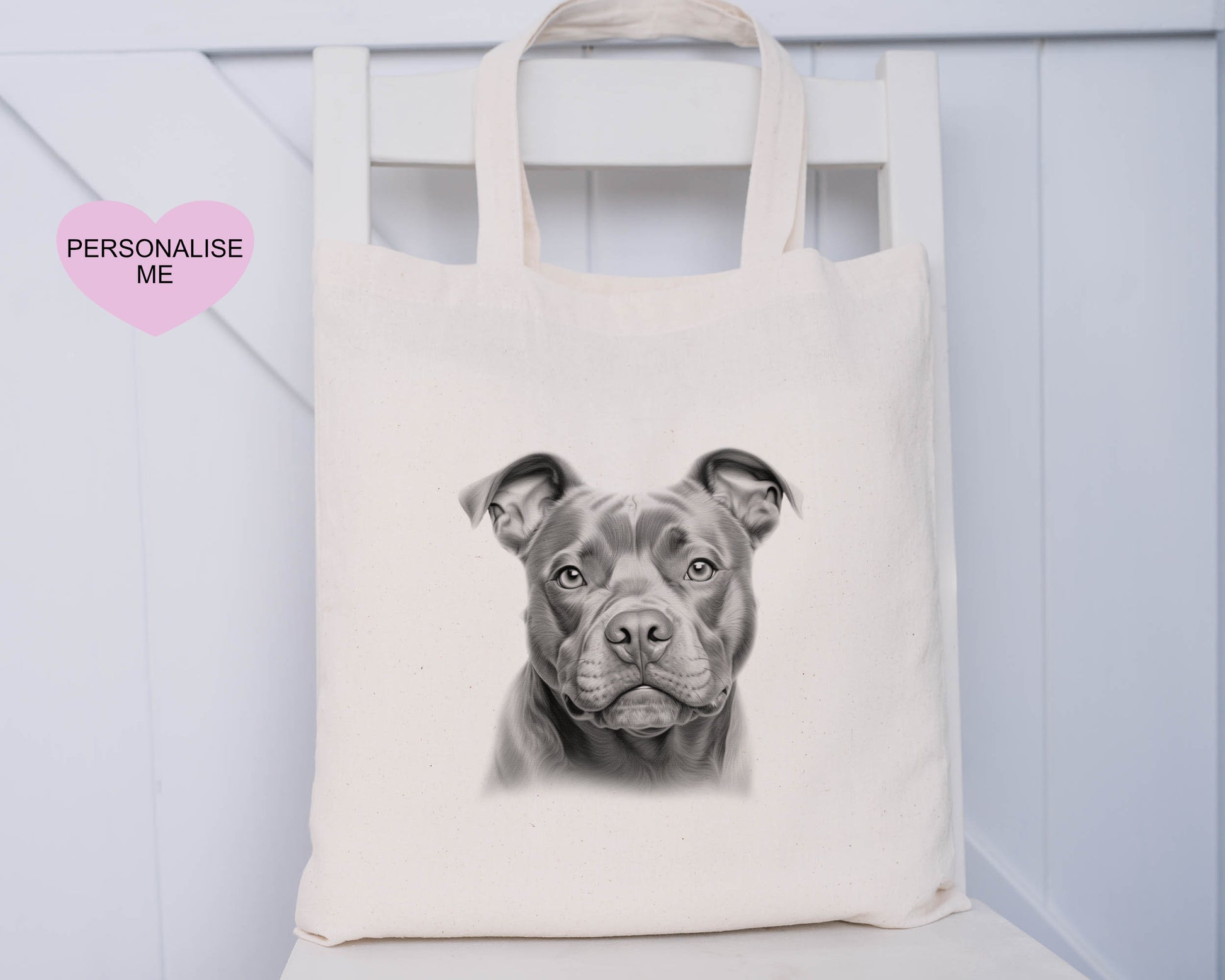 Dog Tote Bag, Personalised Tote Bag, Rottweiler, Black Lab, Golden Lab, Cockapoo, Yorkie, Pitbull, Staff, Springer Spaniel, Cocker, Samoyed