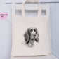 Dog Tote Bag, Personalised Tote Bag, Rottweiler, Black Lab, Golden Lab, Cockapoo, Yorkie, Pitbull, Staff, Springer Spaniel, Cocker, Samoyed