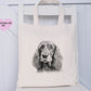 Dog Tote Bag, Personalised Tote Bag, Rottweiler, Black Lab, Golden Lab, Cockapoo, Yorkie, Pitbull, Staff, Springer Spaniel, Cocker, Samoyed