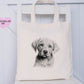 Dog Tote Bag, Personalised Tote Bag, Rottweiler, Black Lab, Golden Lab, Cockapoo, Yorkie, Pitbull, Staff, Springer Spaniel, Cocker, Samoyed