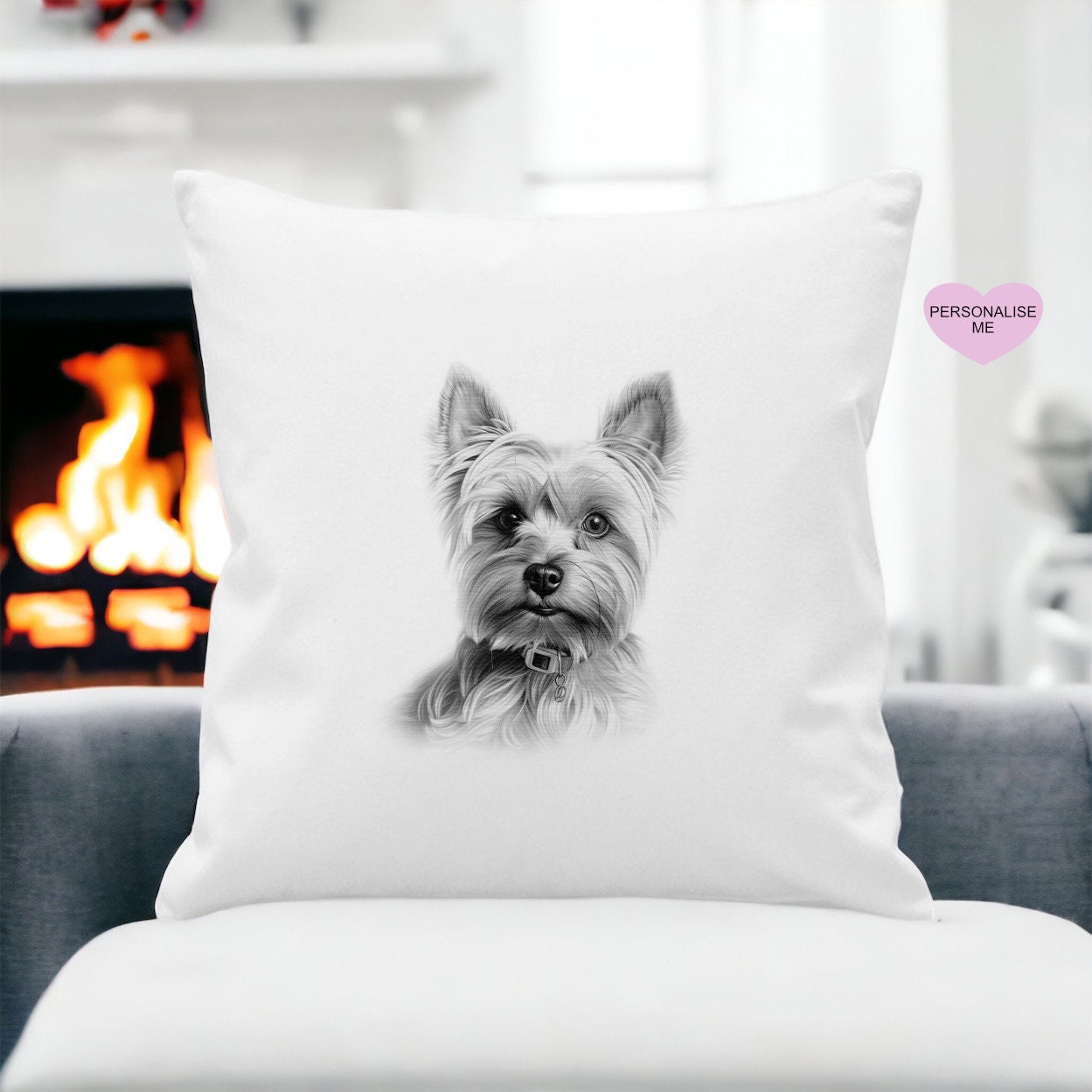 Dog Cushion, Personalised Cushion Gift, Rottweiler, Black Lab, Golden Lab, Cockapoo, Yorkie, Staff, Springer Spaniel, Cocker, Samoyed
