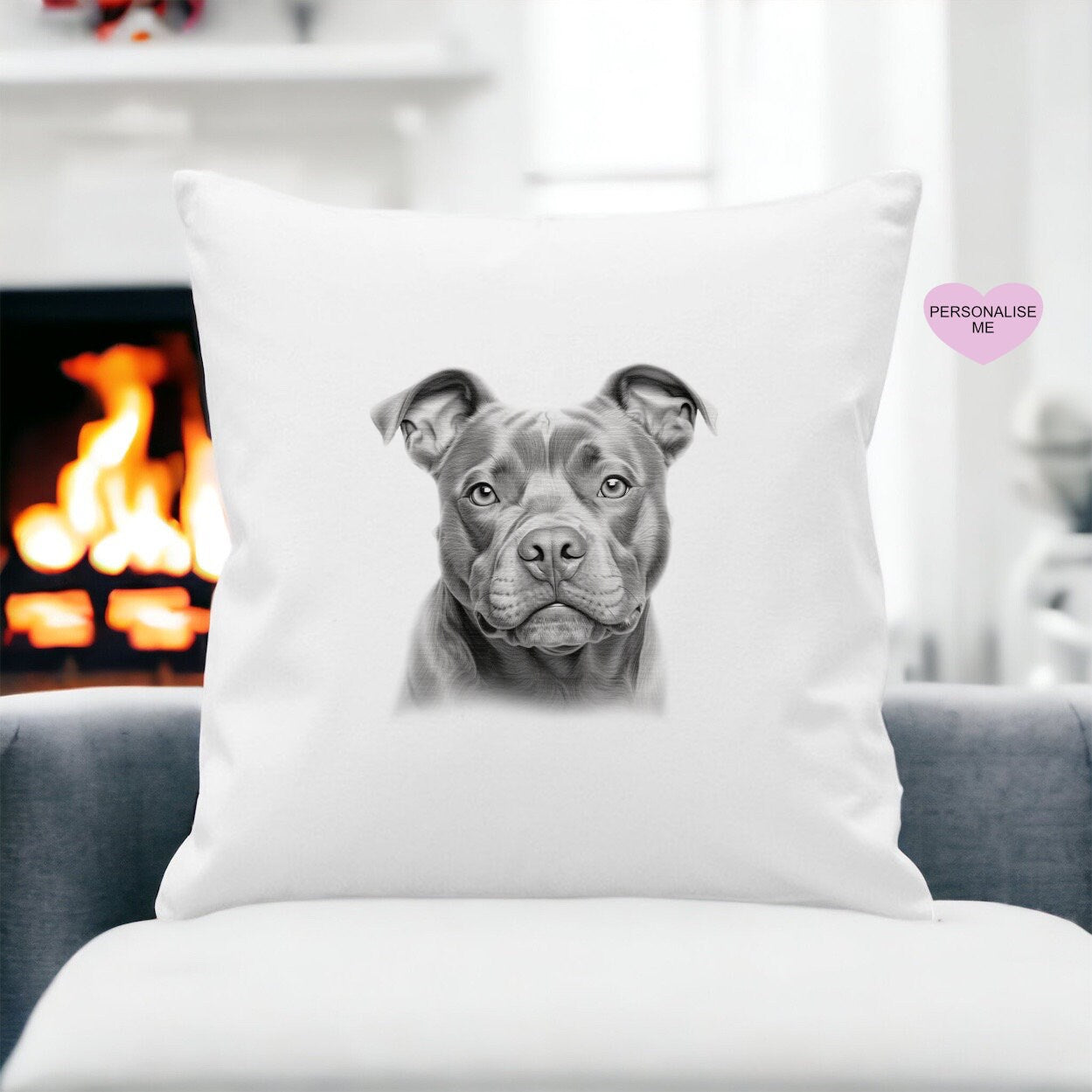 Dog Cushion, Personalised Cushion Gift, Rottweiler, Black Lab, Golden Lab, Cockapoo, Yorkie, Staff, Springer Spaniel, Cocker, Samoyed